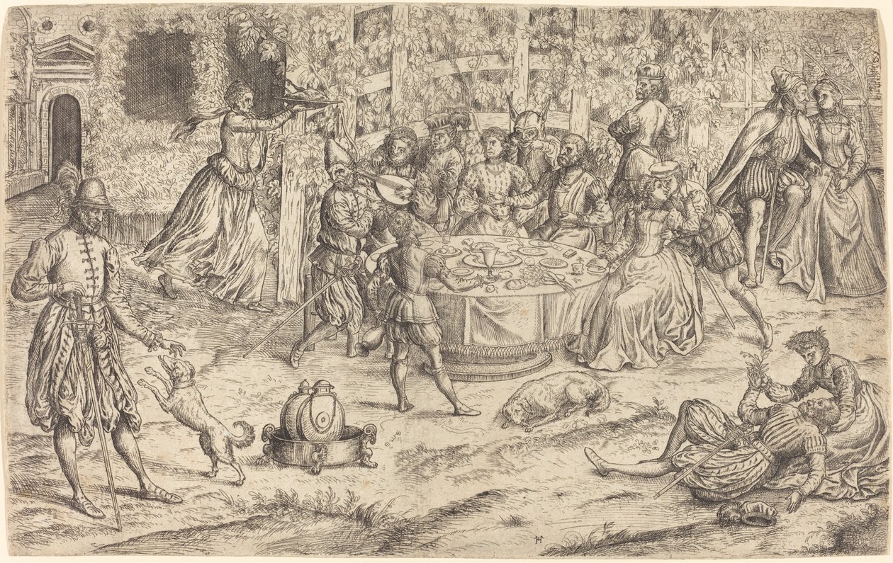 Banquet dans le parc d