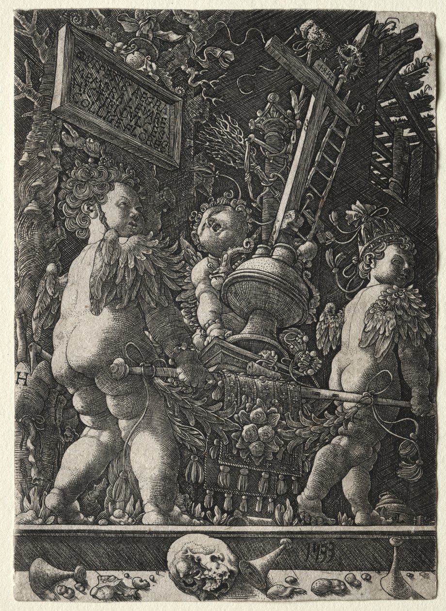 Anges portant les emblèmes de la Passion - Master H. L.