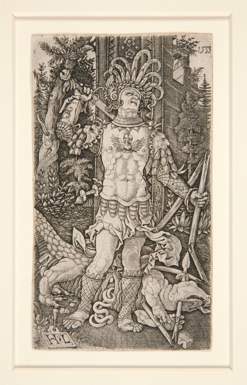 Saint Georges tuant le dragon - Master H. L.