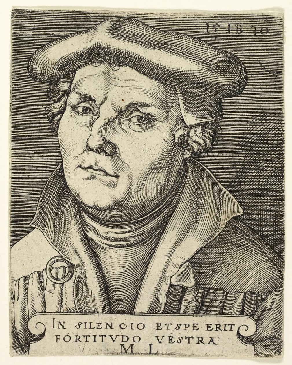 Portrait de Martin Luther - Master I.B.