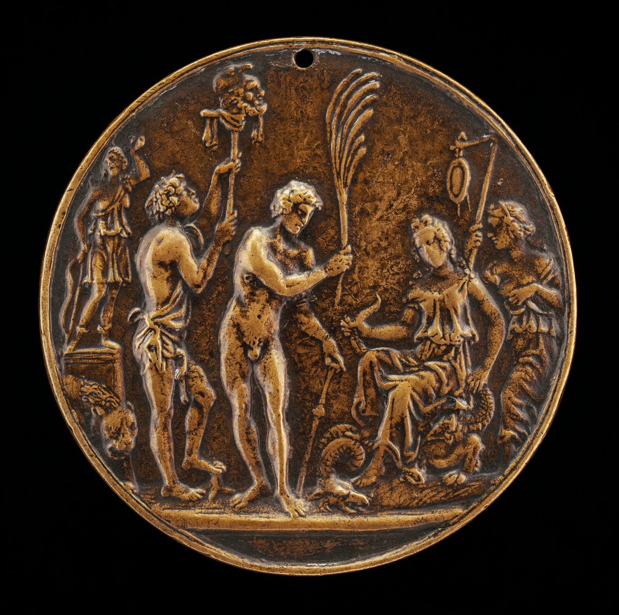 Scène Allégorique - Sacrifice à Diane, seconde moitié du 15ème siècle - Master IO.FF.