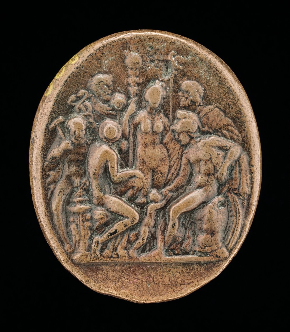 Une Assemblée de Dieux [verso], seconde moitié du 15ème siècle - Master IO.FF.