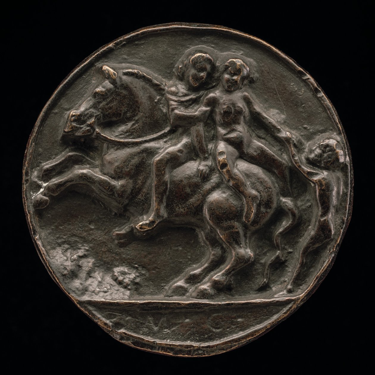 Nymphe Enlevée par un Cavalier, vers 1500 - Master M.C.