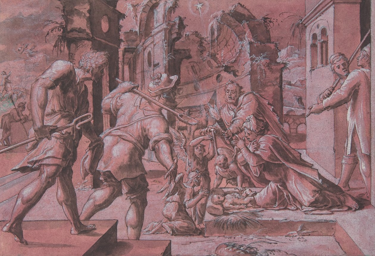 Adoration des Bergers - Master Of The Liechtenstein Adoration