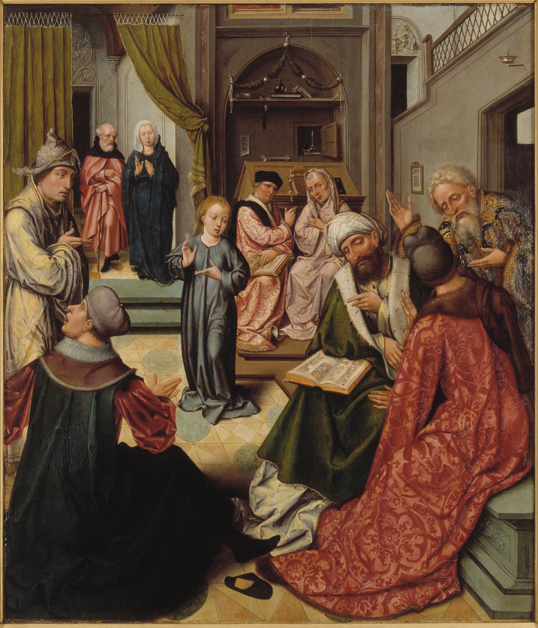 Le Christ parmi les docteurs, 1515 - Master of 1518.