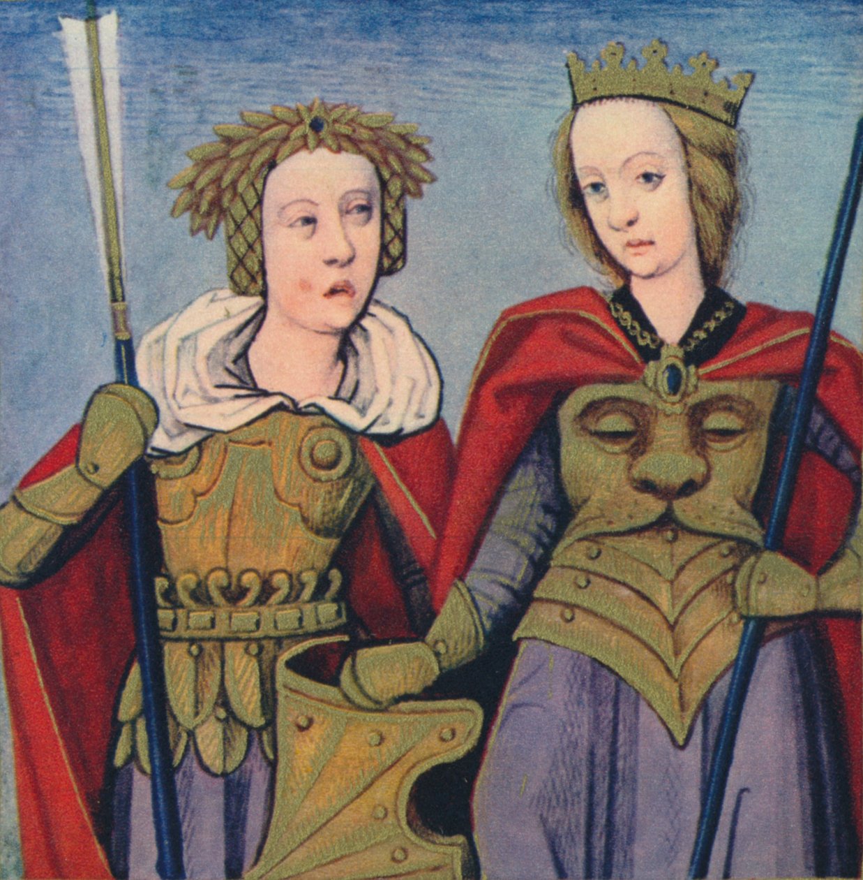 Orithie & Antiope - Reines des Amazones, 1403, 1939 - Master of Berry