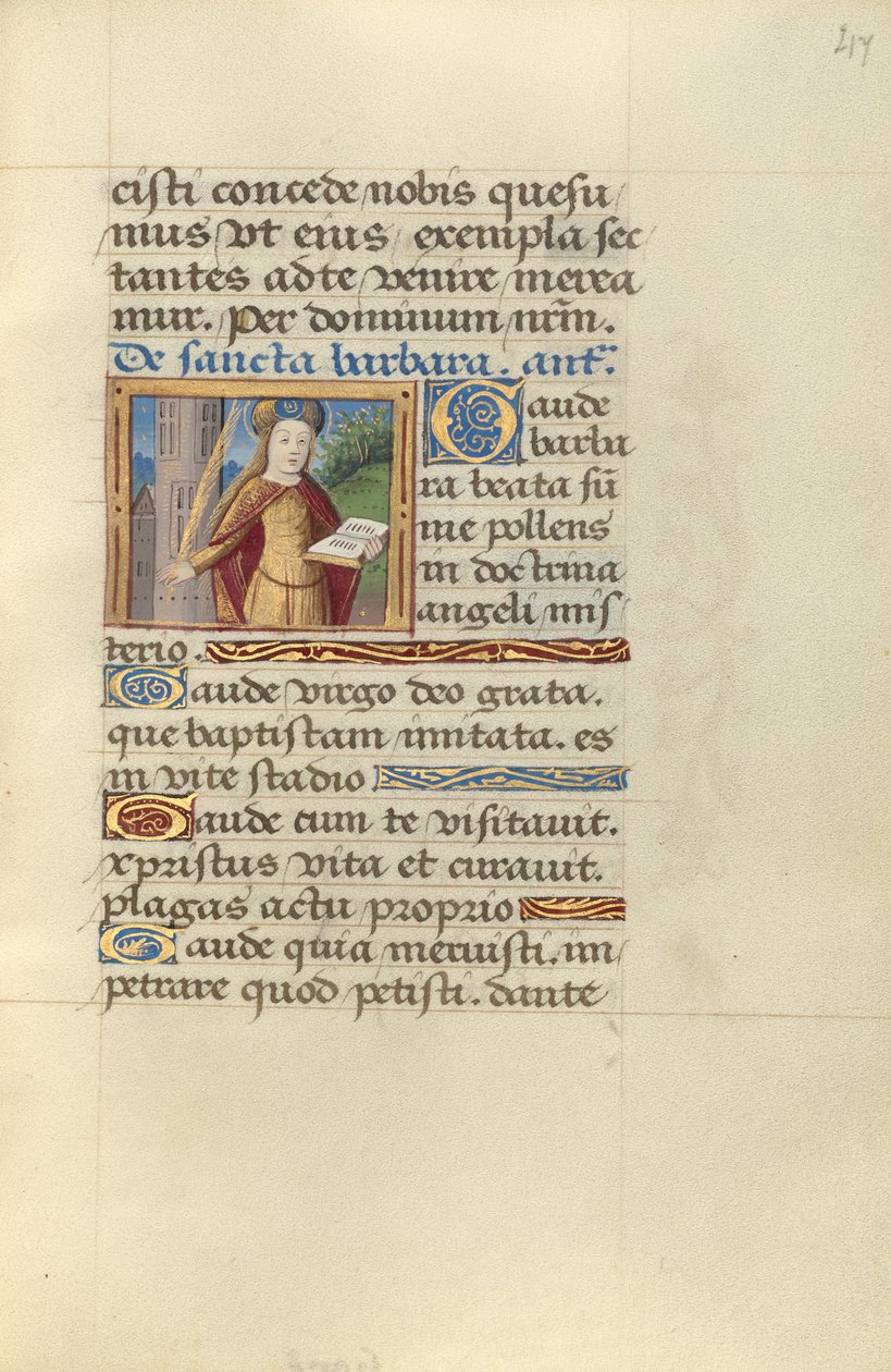 Sainte-Barbara - Master of Jacques de Besançon