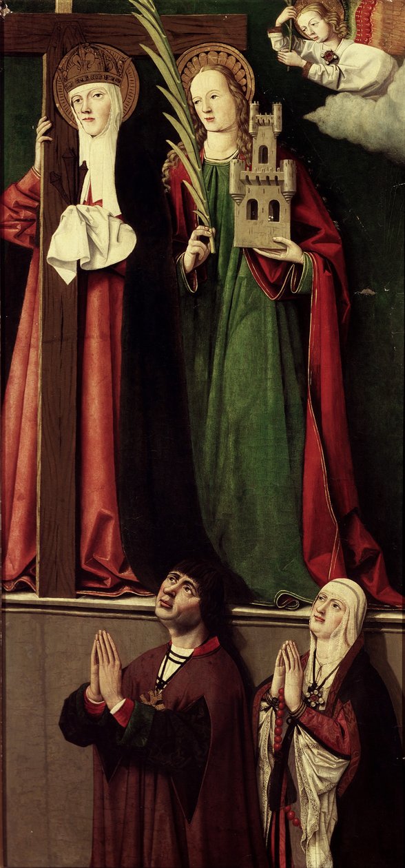 Les Rois Catholiques avec les Saintes Hélène et Barbara - Master of Manzanillo