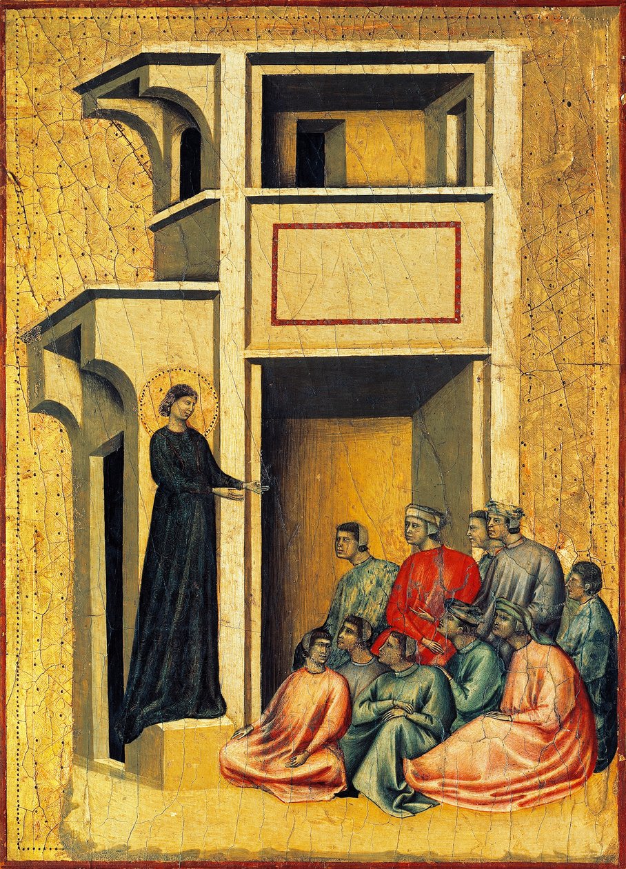 Sainte Cécile convertissant les soldats du préfet (détail) - Master of Saint Cecilia