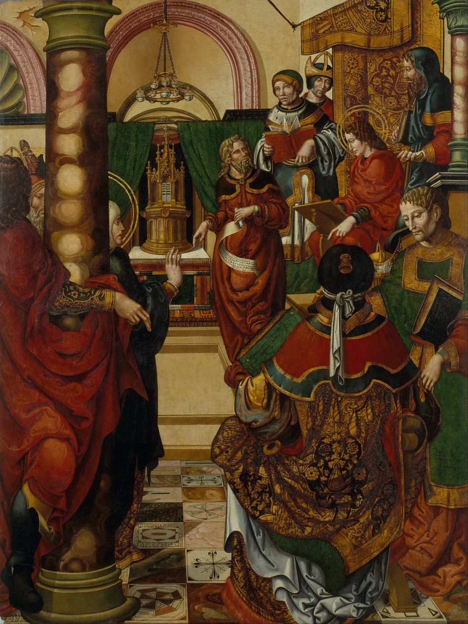 Jésus parmi les docteurs de la loi - Master of Sigena