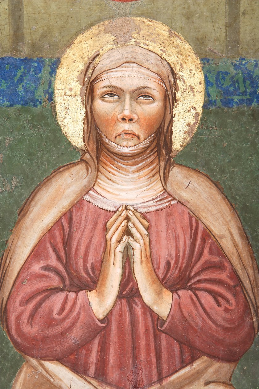 La Pentecôte (détail de la Vierge Marie) - Master of Vignola