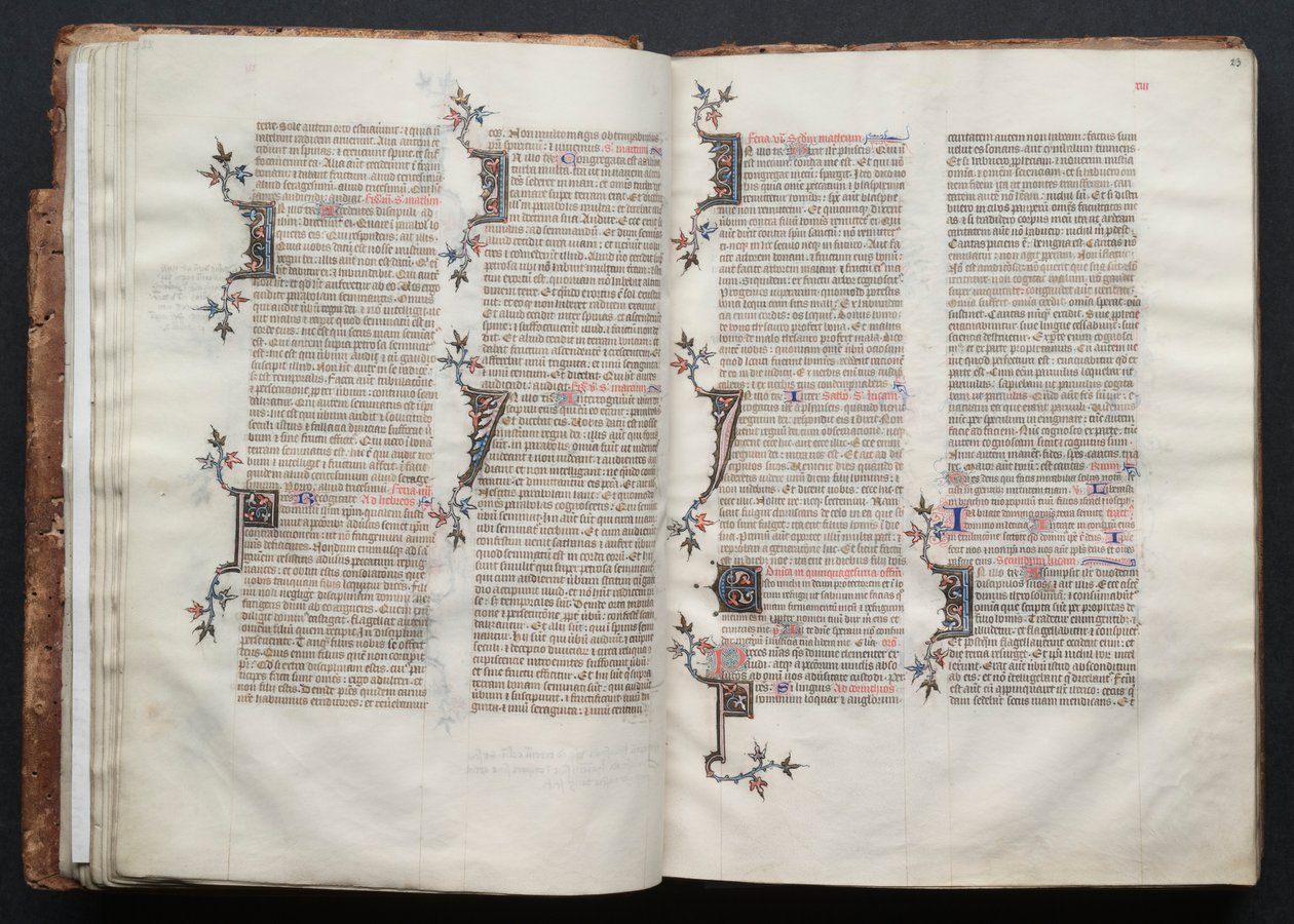 Le Missel de Gotha : Fol. 23r, Texte - Master of the Boqueteaux