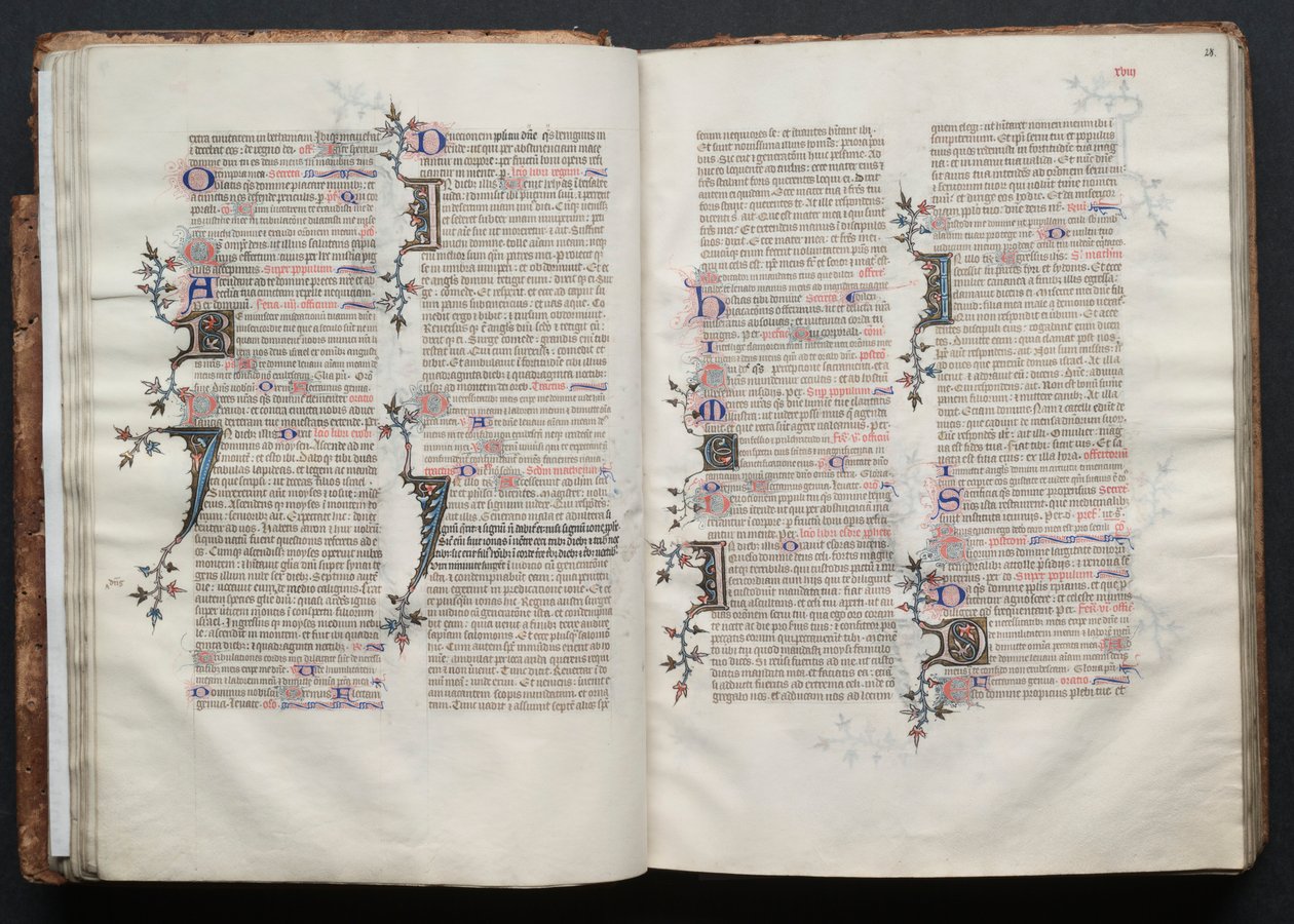 Le Missel de Gotha : Fol. 28r, Texte - Master of the Boqueteaux