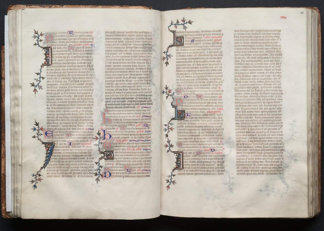 Le Missel de Gotha : Fol. 37v, Texte - Master of the Boqueteaux