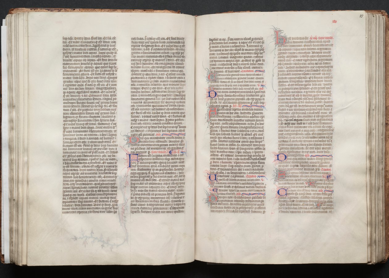 Le Missel de Gotha : Fol. 54v, Texte - Master of the Boqueteaux