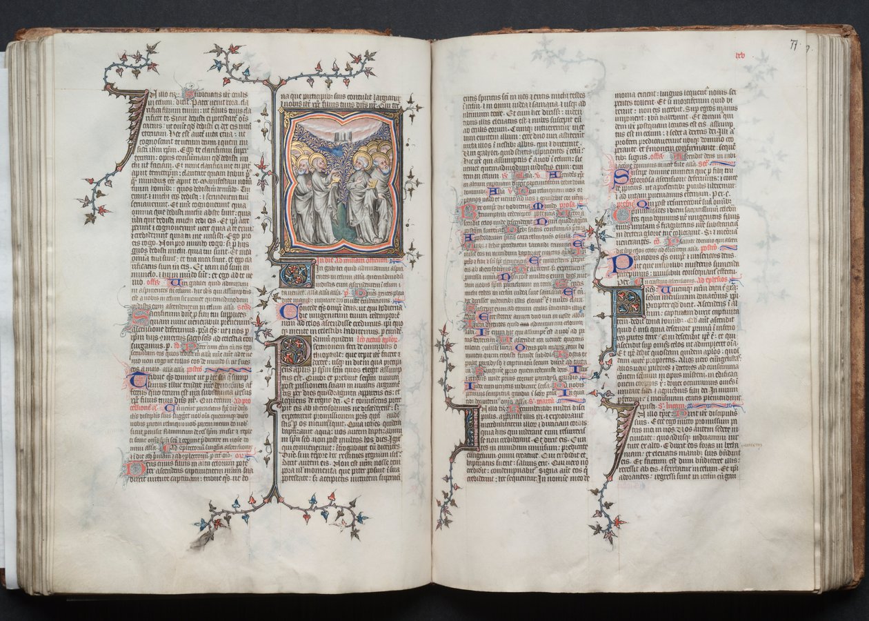 Le Missel de Gotha : Fol. 76v, L