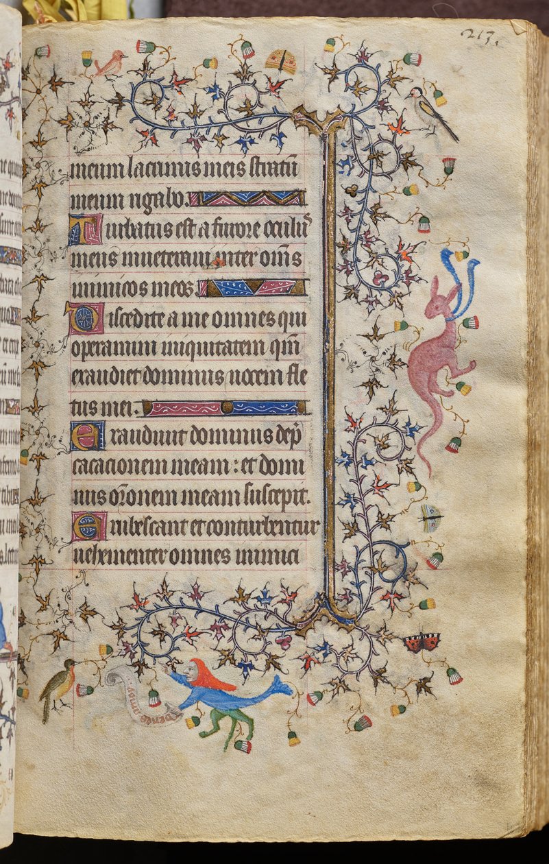 Heures de Charles le Noble, roi de Navarre (1361-1425) : fol. 107r, Texte - Master of the Brussels Initials and Associates