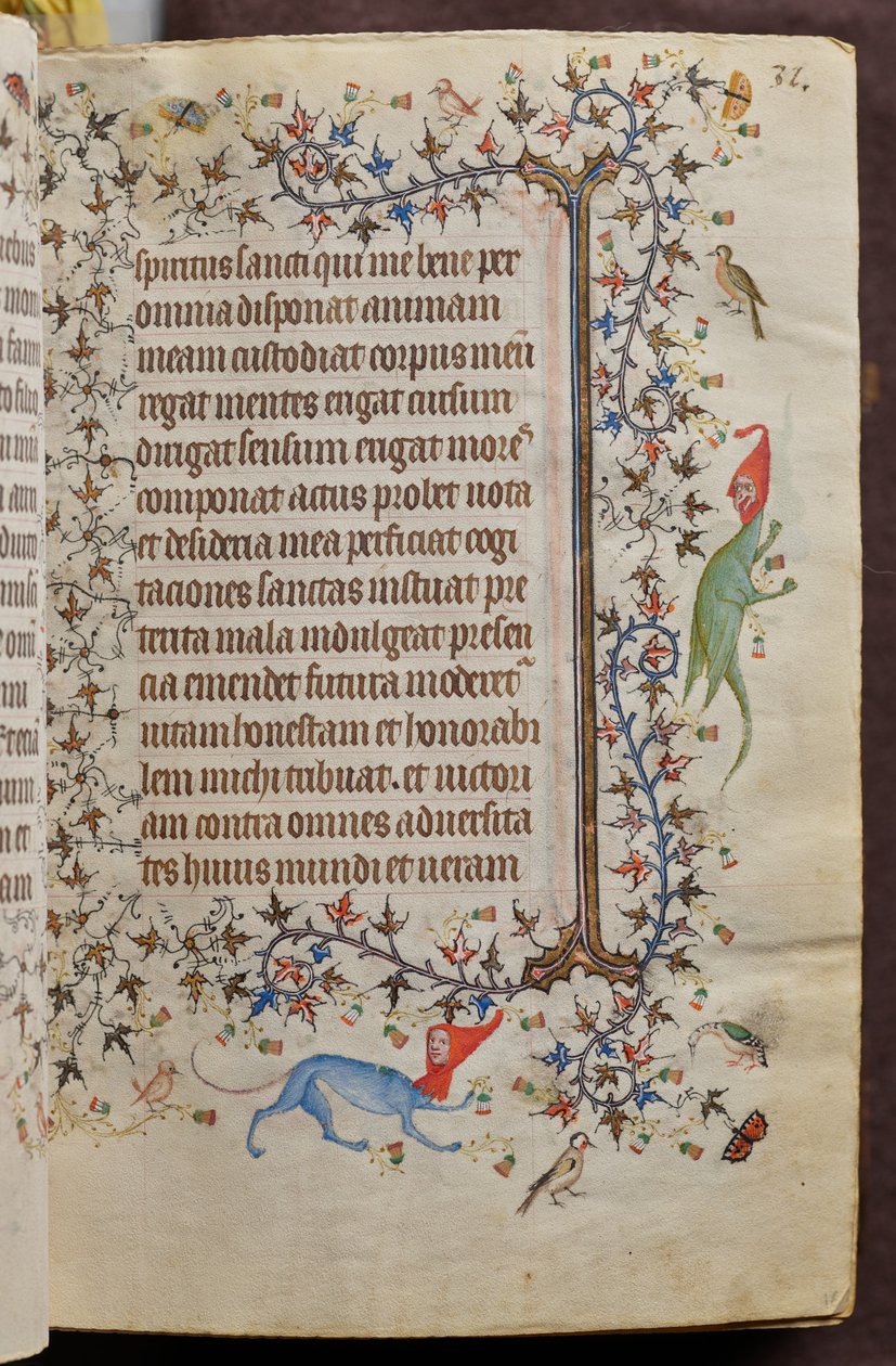 Heures de Charles le Noble, roi de Navarre (1361-1425) : fol. 16r, Texte - Master of the Brussels Initials and Associates