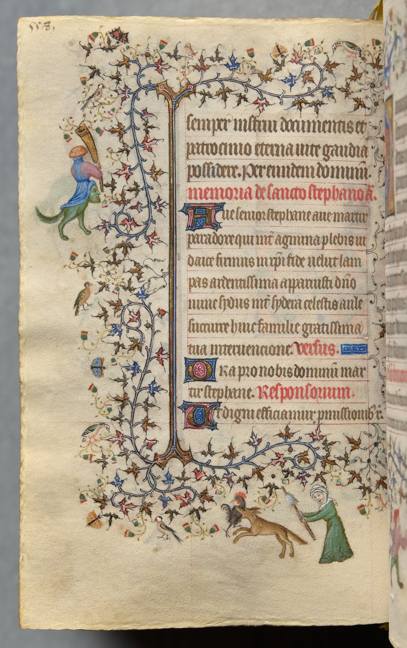 Heures de Charles le Noble, roi de Navarre (1361-1425) : fol. 273v, Texte - Master of the Brussels Initials and Associates