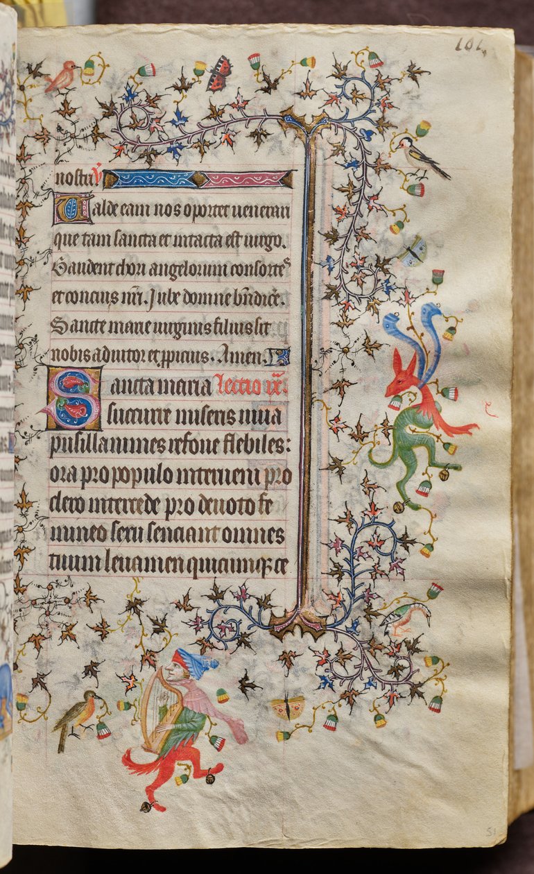 Heures de Charles le Noble, roi de Navarre (1361-1425) : fol. 51r, Texte - Master of the Brussels Initials and Associates