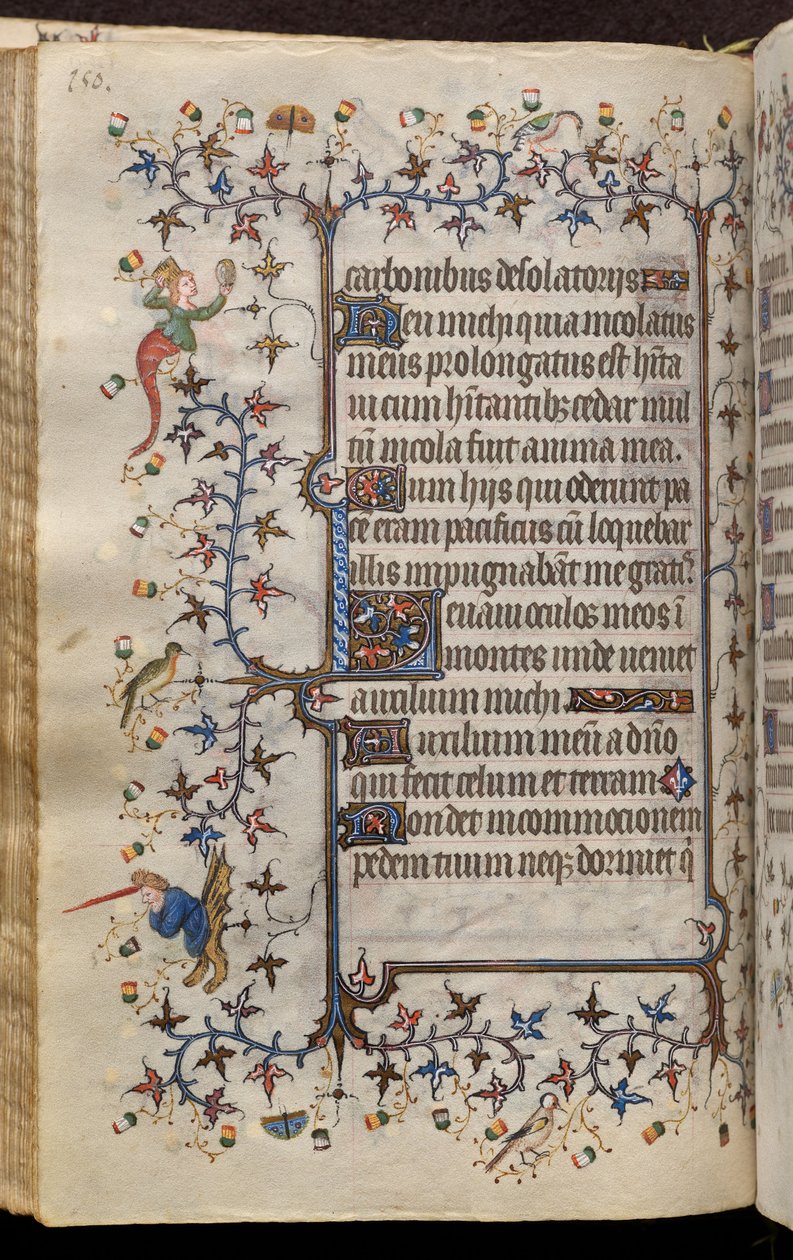 Heures de Charles le Noble, roi de Navarre (1361-1425) : fol. 75v, Texte - Master of the Brussels Initials and Associates