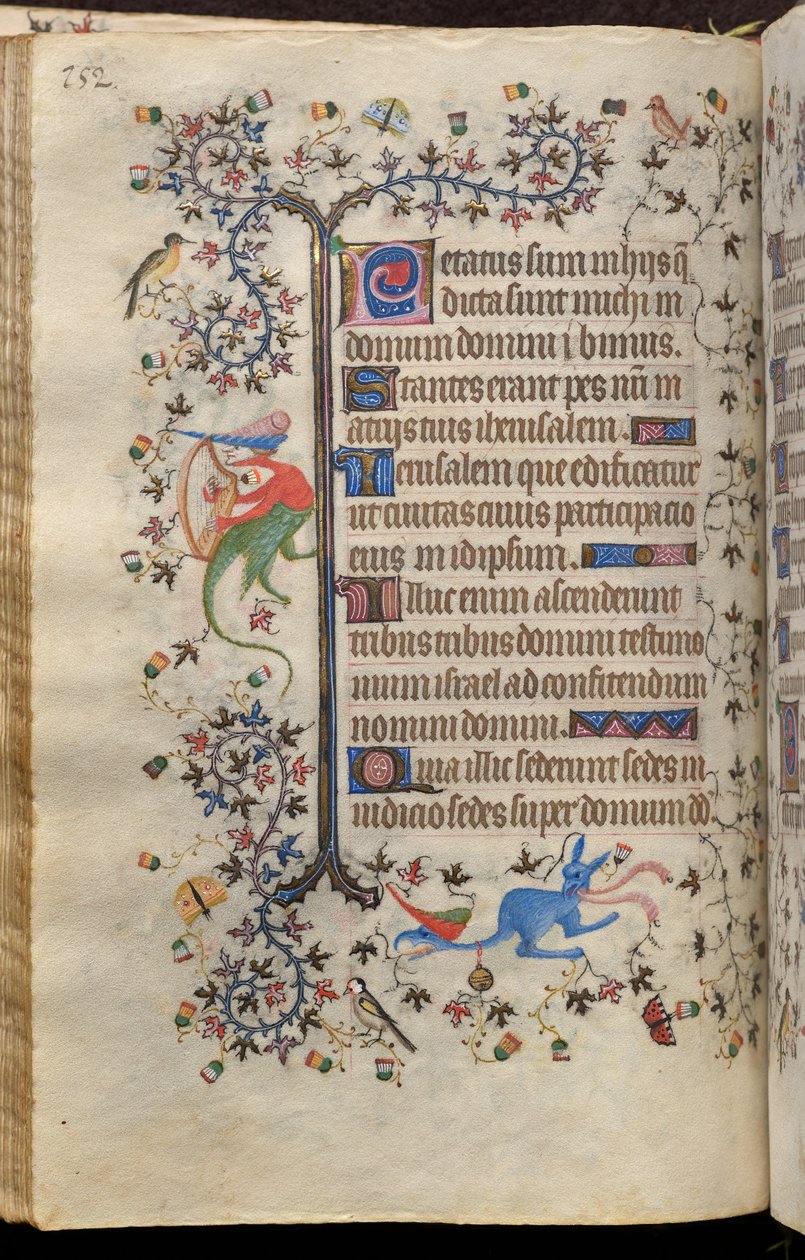 Heures de Charles le Noble, roi de Navarre (1361-1425) : fol. 76v, Texte - Master of the Brussels Initials and Associates