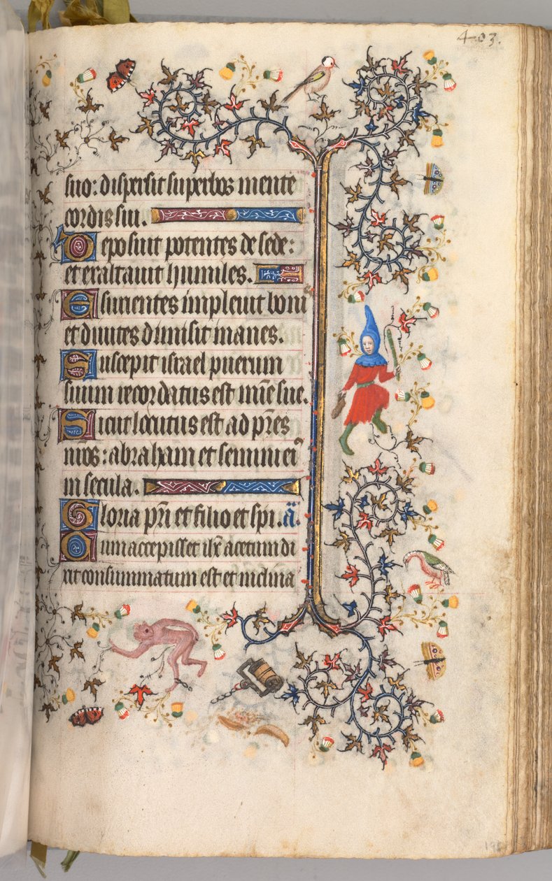 Heures de Charles le Noble, roi de Navarre 1361-1425 : fol. 196r, Texte, c. 1405 - Master of the Brussels Initials and Associates