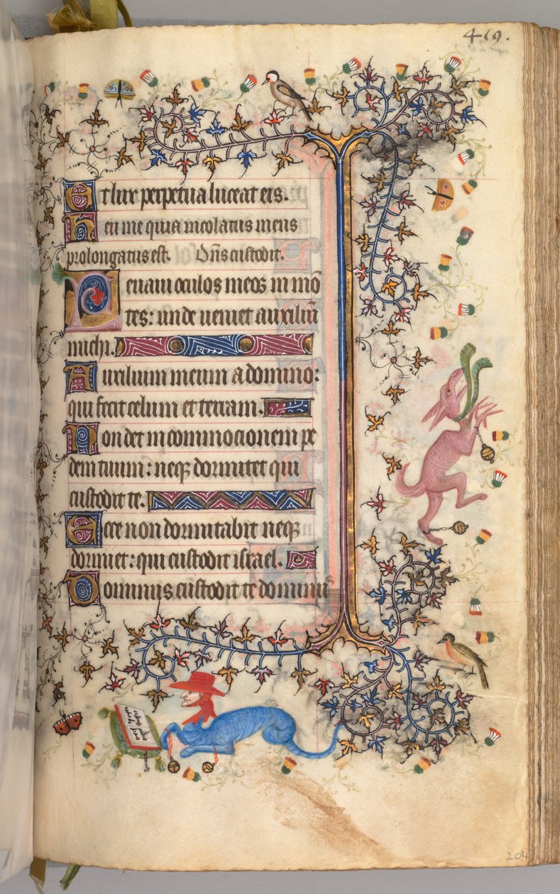Heures de Charles le Noble, Roi de Navarre 1361-1425: fol. 204r, Texte, vers 1405 - Master of the Brussels Initials and Associates