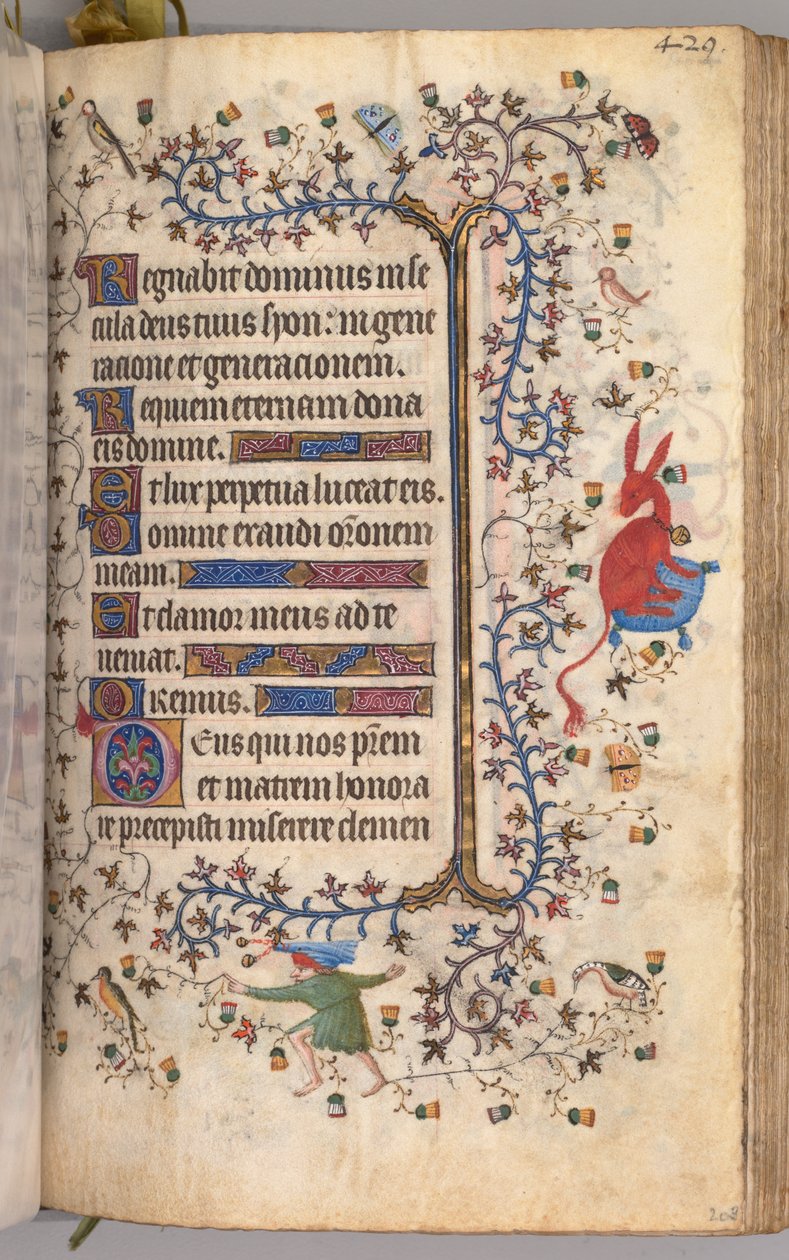 Heures de Charles le Noble, roi de Navarre 1361-1425 : fol. 209r, Texte - Master of the Brussels Initials and Associates