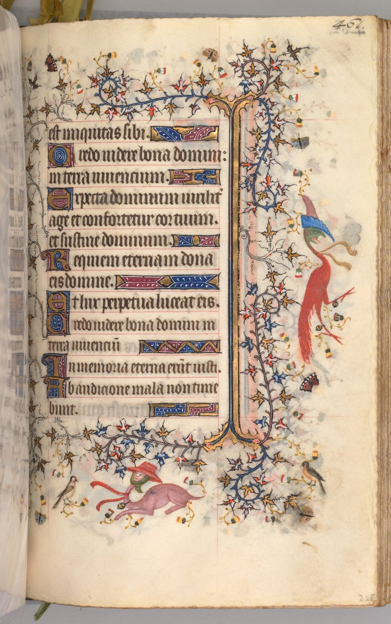 Heures de Charles le Noble, Roi de Navarre 1361-1425 : fol. 225r, Texte, vers 1405 - Master of the Brussels Initials and Associates