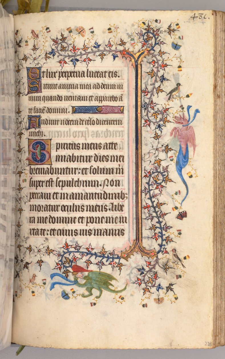 Heures de Charles le Noble, roi de Navarre 1361-1425 : fol. 234r, Texte, c. 1405 - Master of the Brussels Initials and Associates