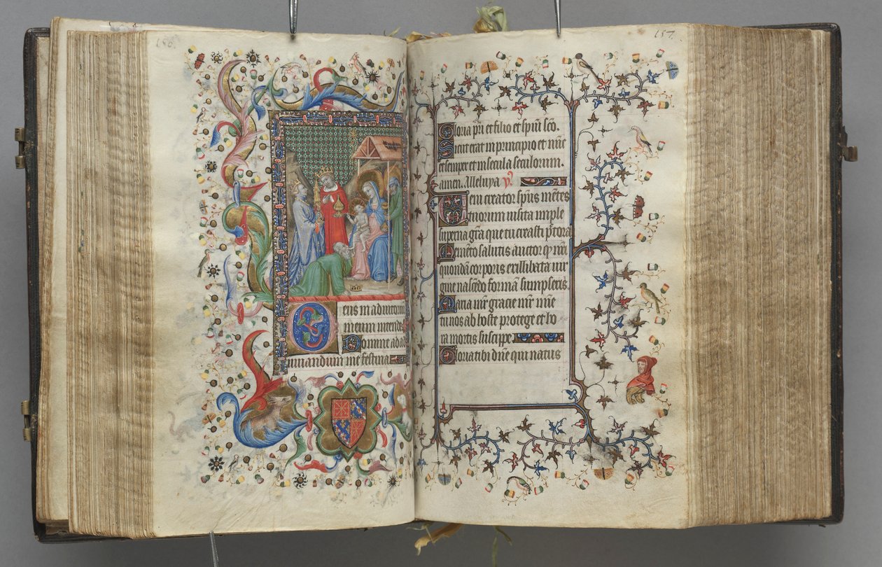 Heures de Charles le Noble, roi de Navarre 1361-1425: fol. 79r, Texte, c. 1405 - Master of the Brussels Initials and Associates