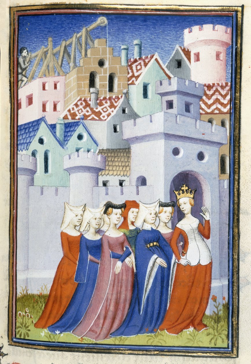 Justice entre dans la Cité des Dames, du 'Livre de la Cité des