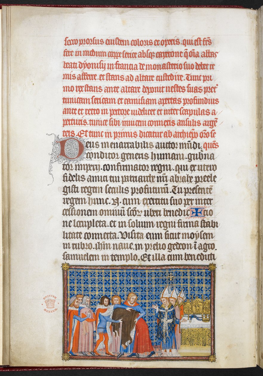 Le Roi enlevant ses vêtements extérieurs, illustration du 