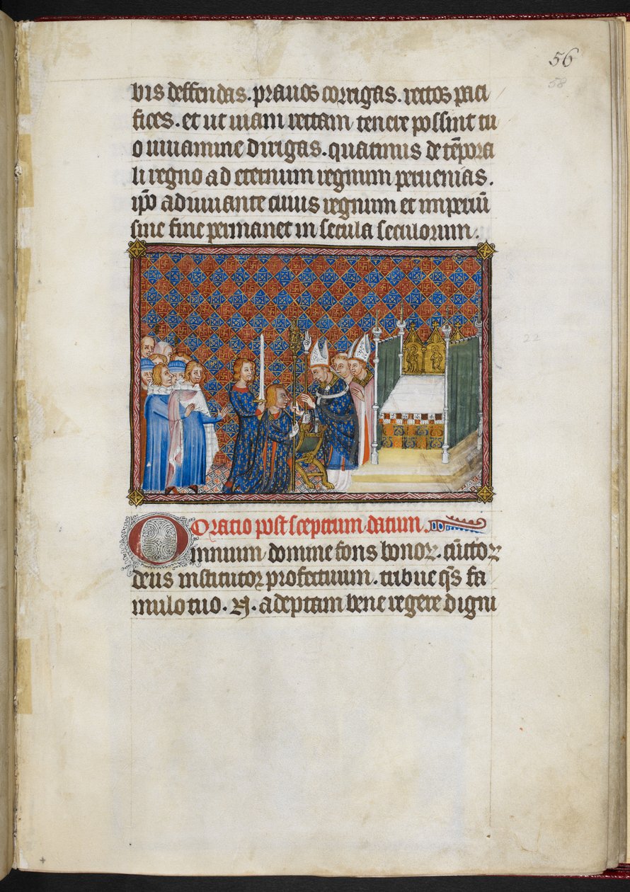 Le Roi recevant le sceptre et la verge (