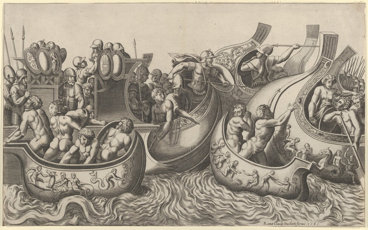 Speculum Romanae Magnificentiae: Bataille navale - Master of the Die