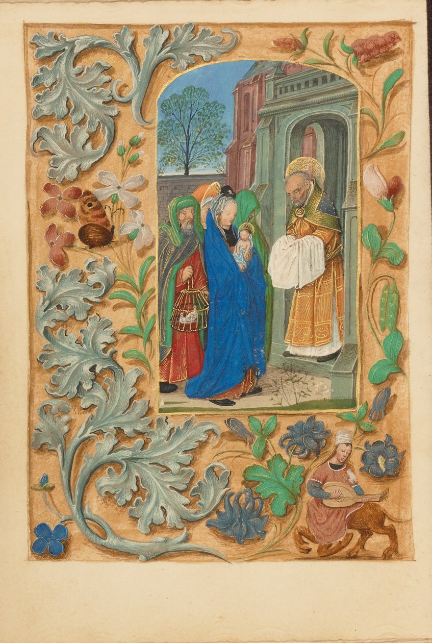 La présentation au Temple - Master of the Dresden Prayer Book