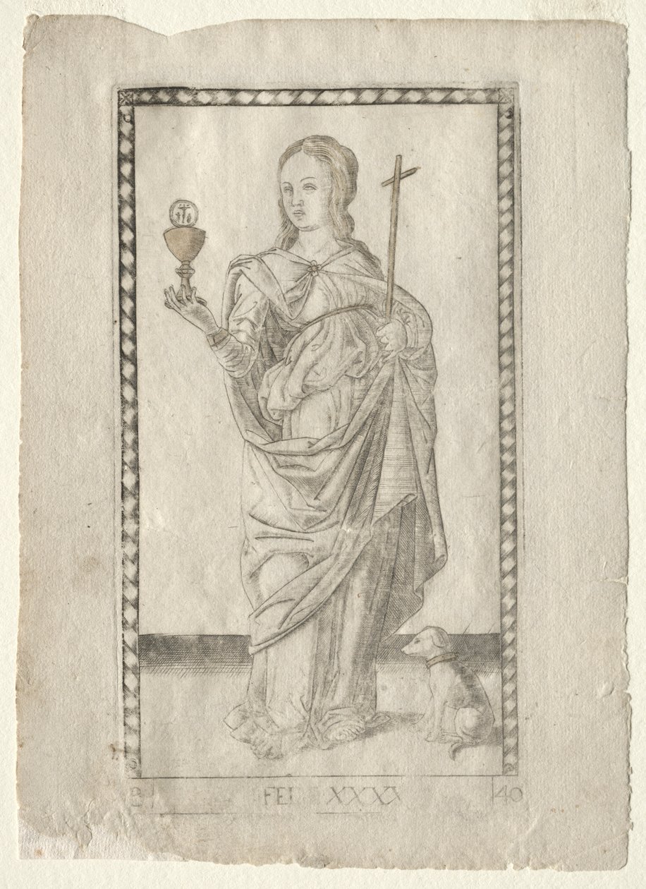 Foi de la série Tarocchi, série B: Principes cosmiques et vertus, #40 - Master of the E Series Tarocchi