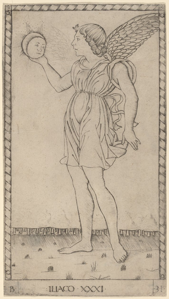 Iliaco (Génie du Soleil) - Master of the E Series Tarocchi
