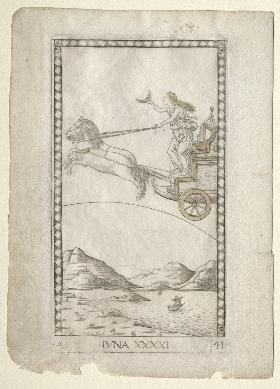 Luna de la série Tarocchi, série A : Firmaments de l