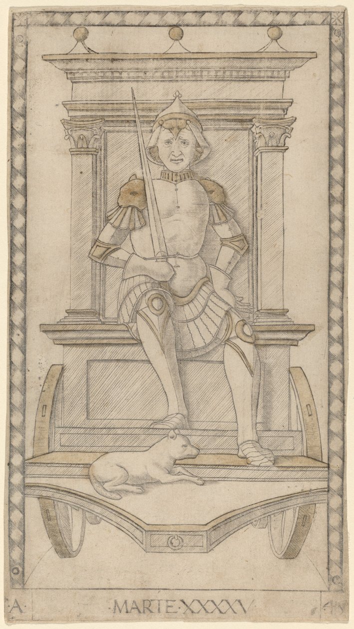 Mars - Master of the E Series Tarocchi