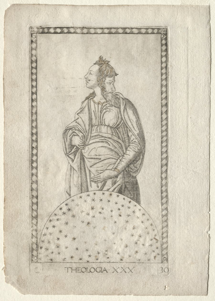 Théologie (de la série Tarocchi, C: Arts Libéraux, #30) - Master of the E Series Tarocchi