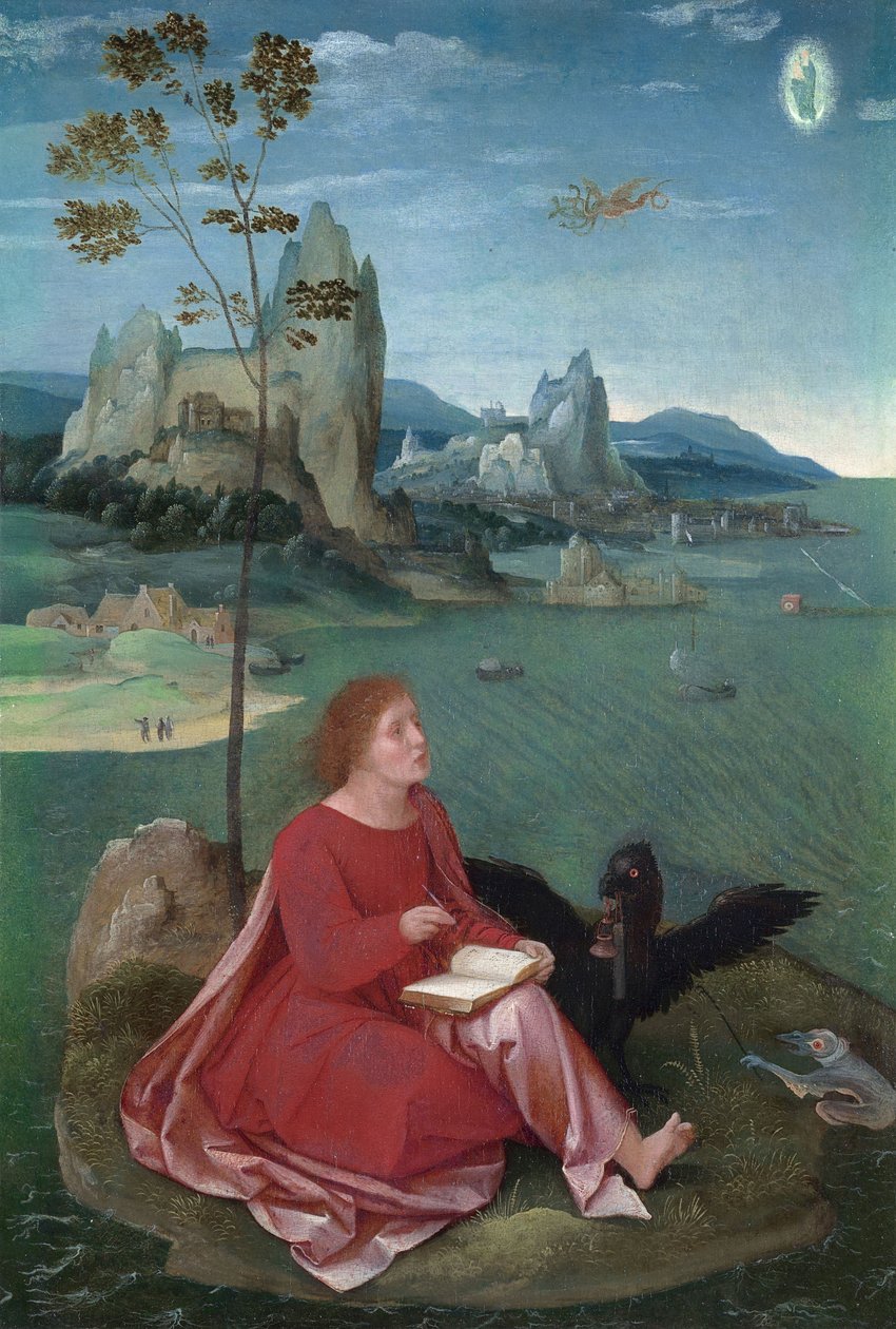 Saint Jean sur Patmos - Master of the Female Half Lengths
