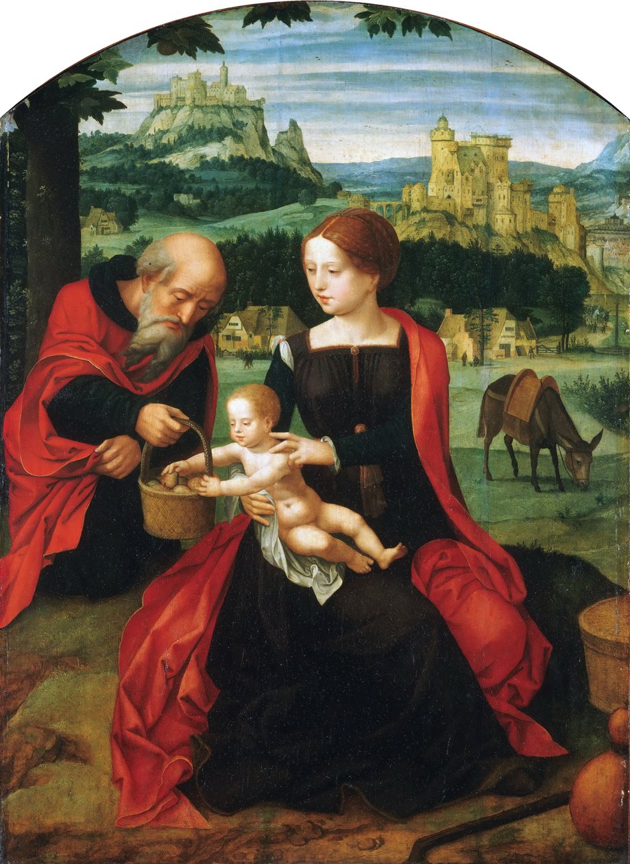 Le reste sur La fuite en Égypte - Master of the Female Half Lengths