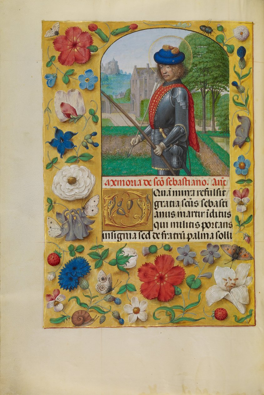 Saint Sébastien - Master of the First Prayer Book of Maximilian