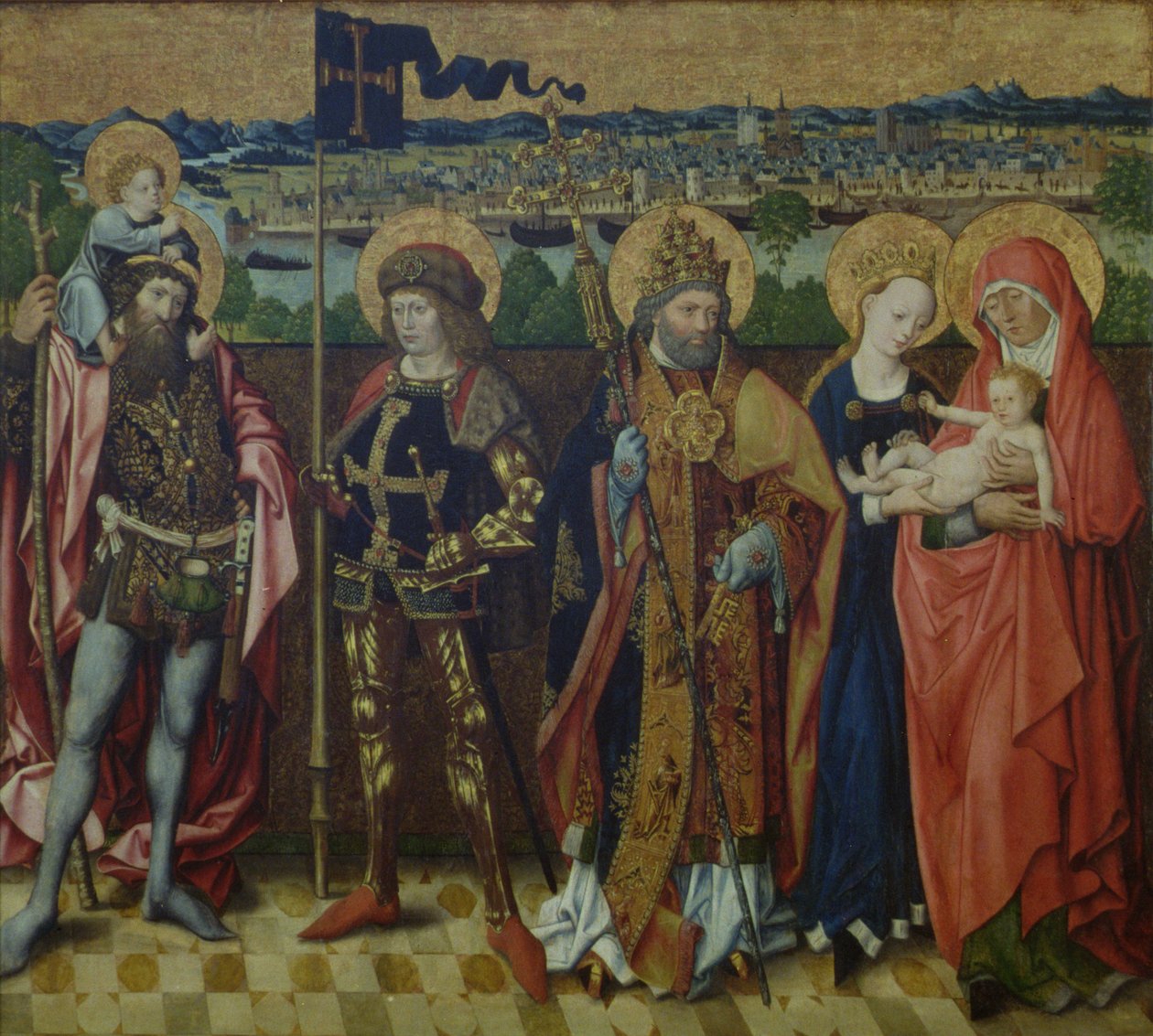 Sainte Anne, la Vierge et l