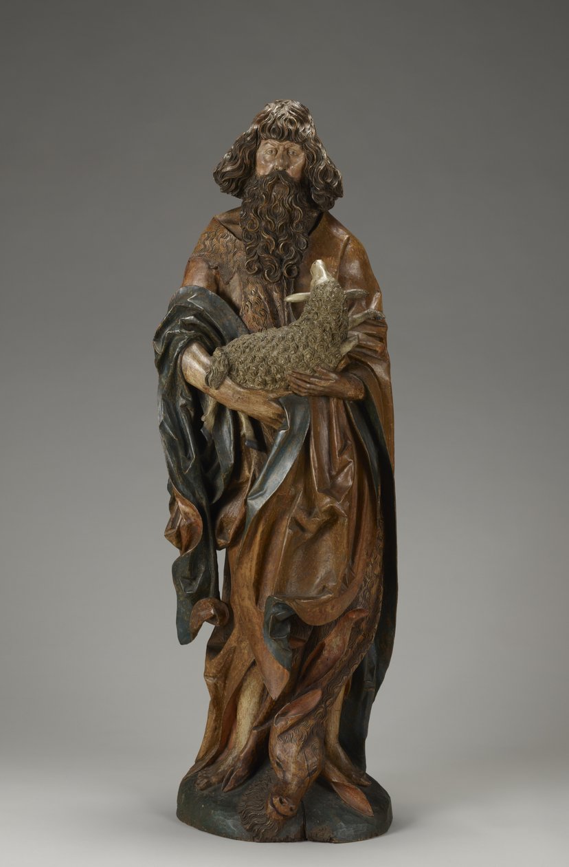 Saint Jean-Baptiste (partiellement polychromé) - Master of the Harburger Altar