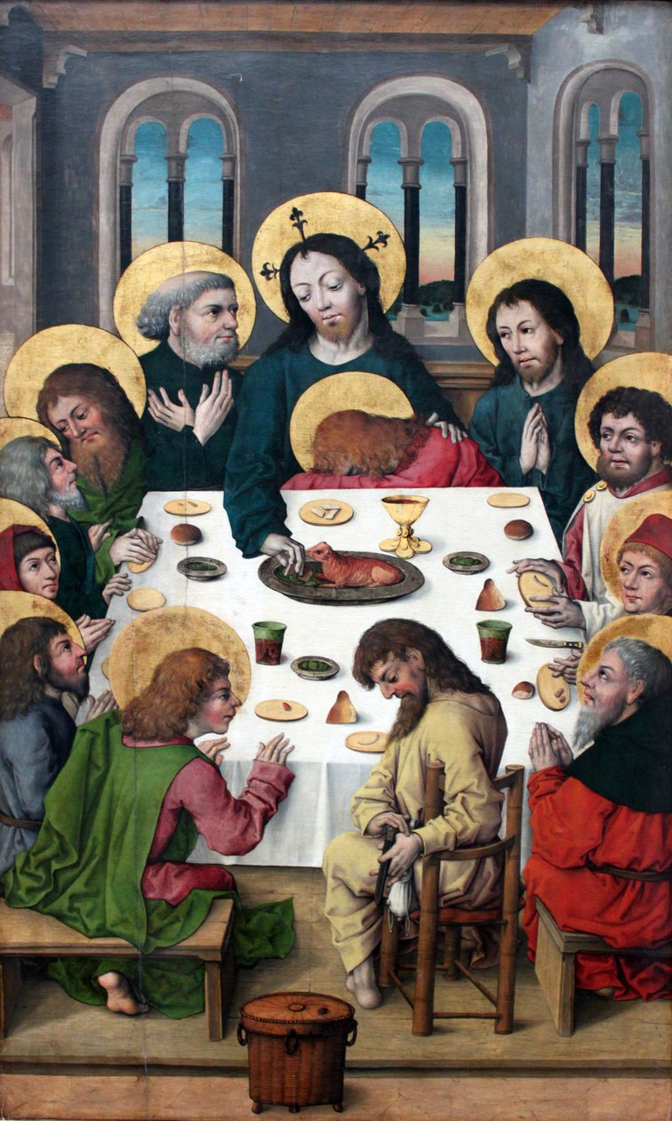 French : La Cène The Last Supper - Master of the Housebook