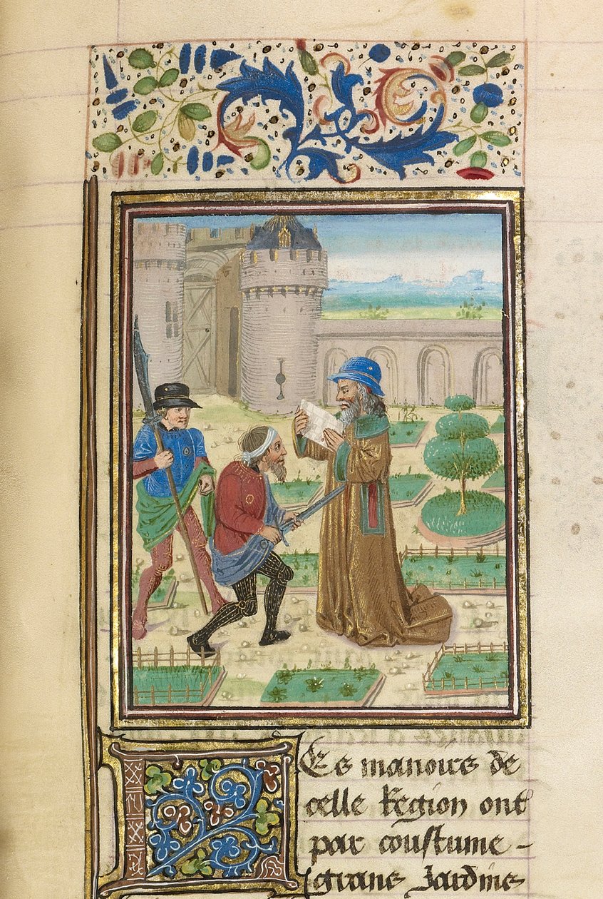 La Mort de Parménion, vers 1470-1475 - Master of the Jardin de vertueuse consolation
