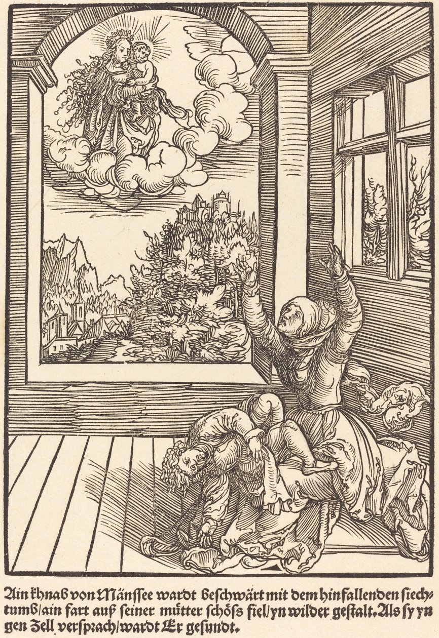 Ain khnab von Mansee wardt .. - Master of the Miracles of Mariazell